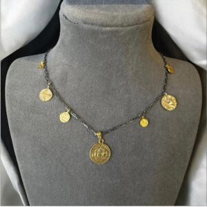 Gümüş Aparatlı Özel Tasarım Kolye