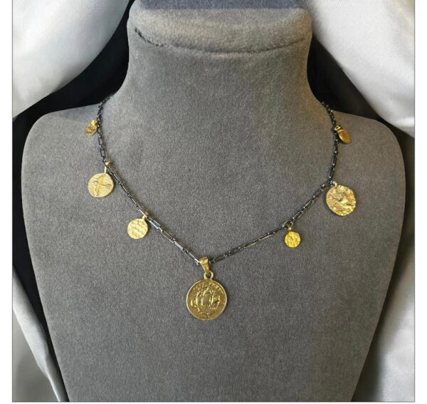 gümüş aparatlı özel tasarım kolye reyhan coşkun