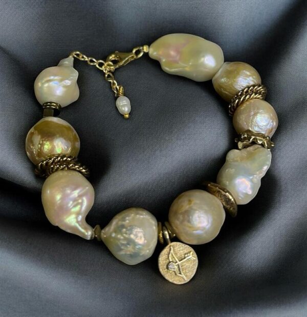 sedefli barok özel tasarım inci bileklik reyhan coşkun