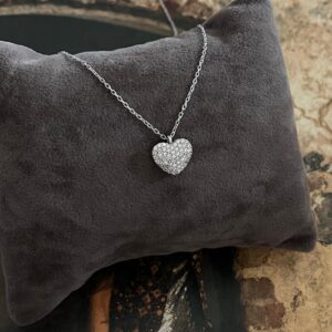 Kalp Gümüş Kolye