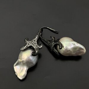 Barok İnci Tasarım Küpe