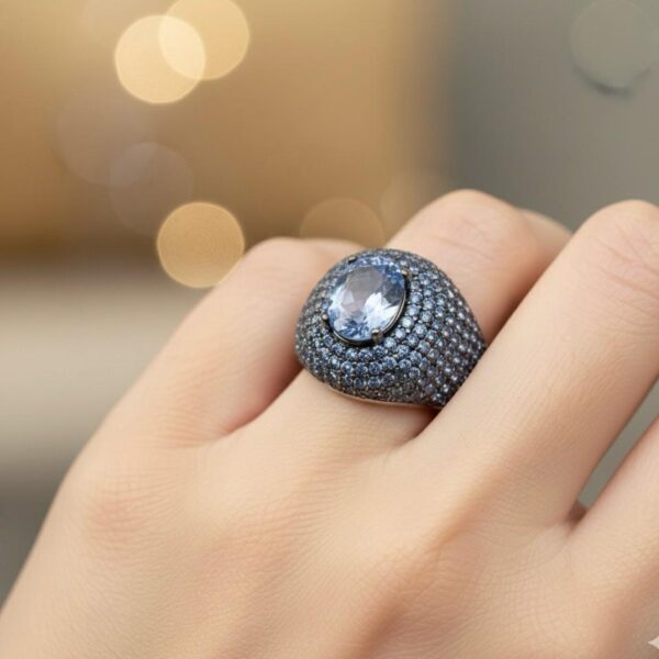 mavi topaz yüzük reyhan coşkun