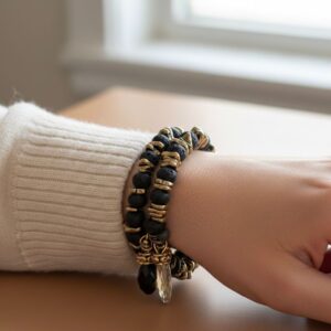 Lav Taşı Doğaltaş Tasarım Bileklik