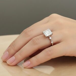 Baget Kesim Taşlı Yüzük